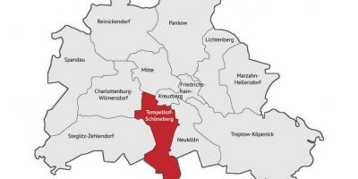 地図schoenebergベルリン