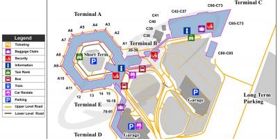 Txlベルリンの空港地図