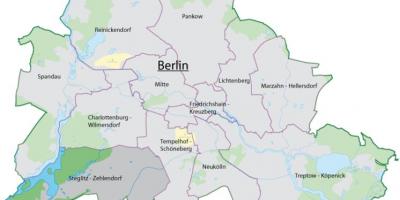 地図のシュテークリッツツェーレンベルリン