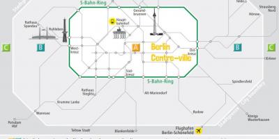 ベルリンのabcゾーンの地図