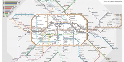 ベルリン市内電車地図