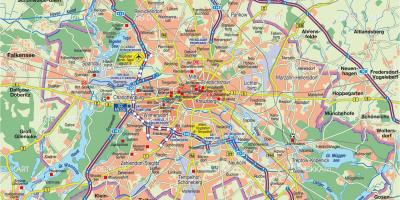 ベルリン市内地図