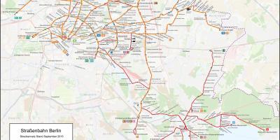 路地図のベルリン