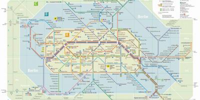 ベルリンu undツの地図
