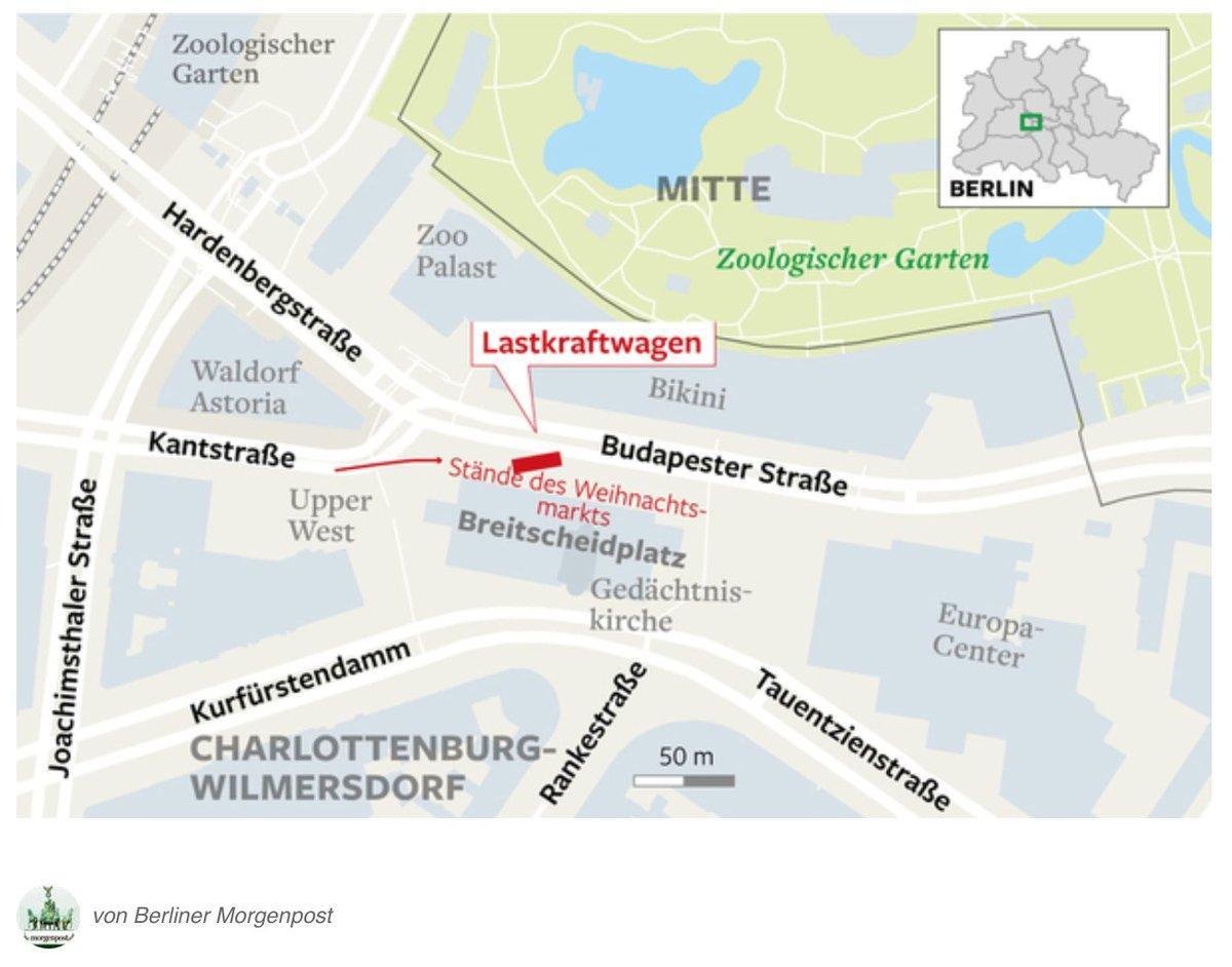 地図breitscheidplatzベルリン