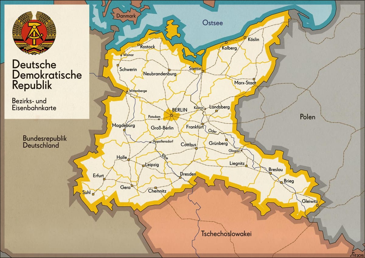 地図のddrベルリン