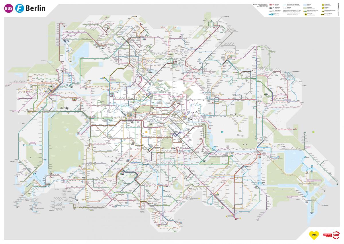 ベルリン-バスラインの地図