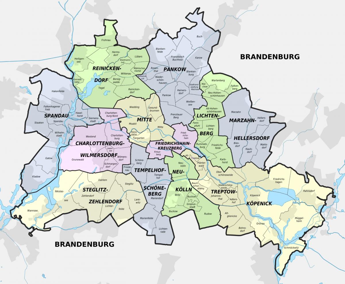 mietベルリンの地図