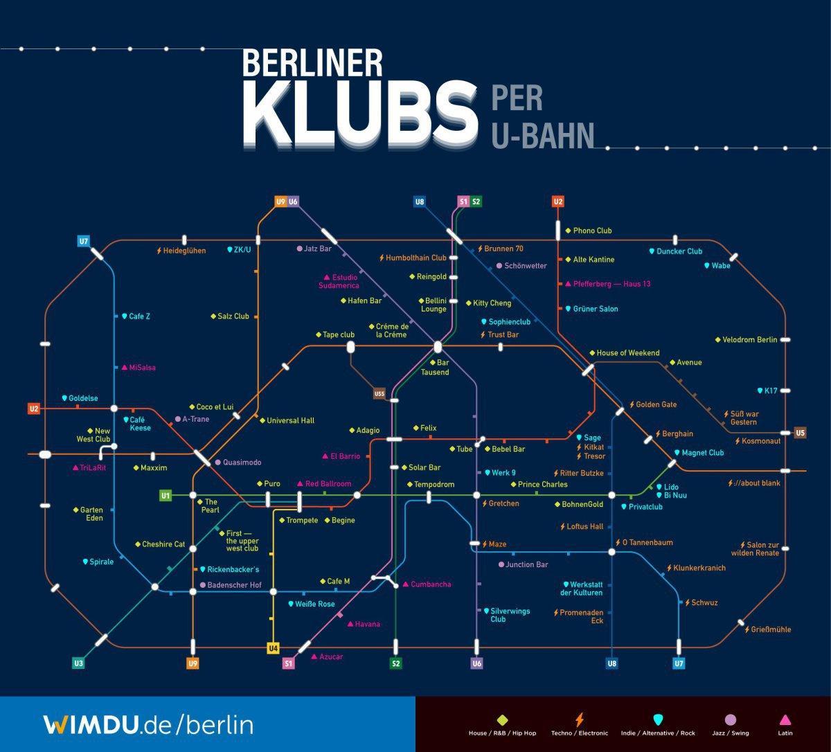 クラブベルリンの地図