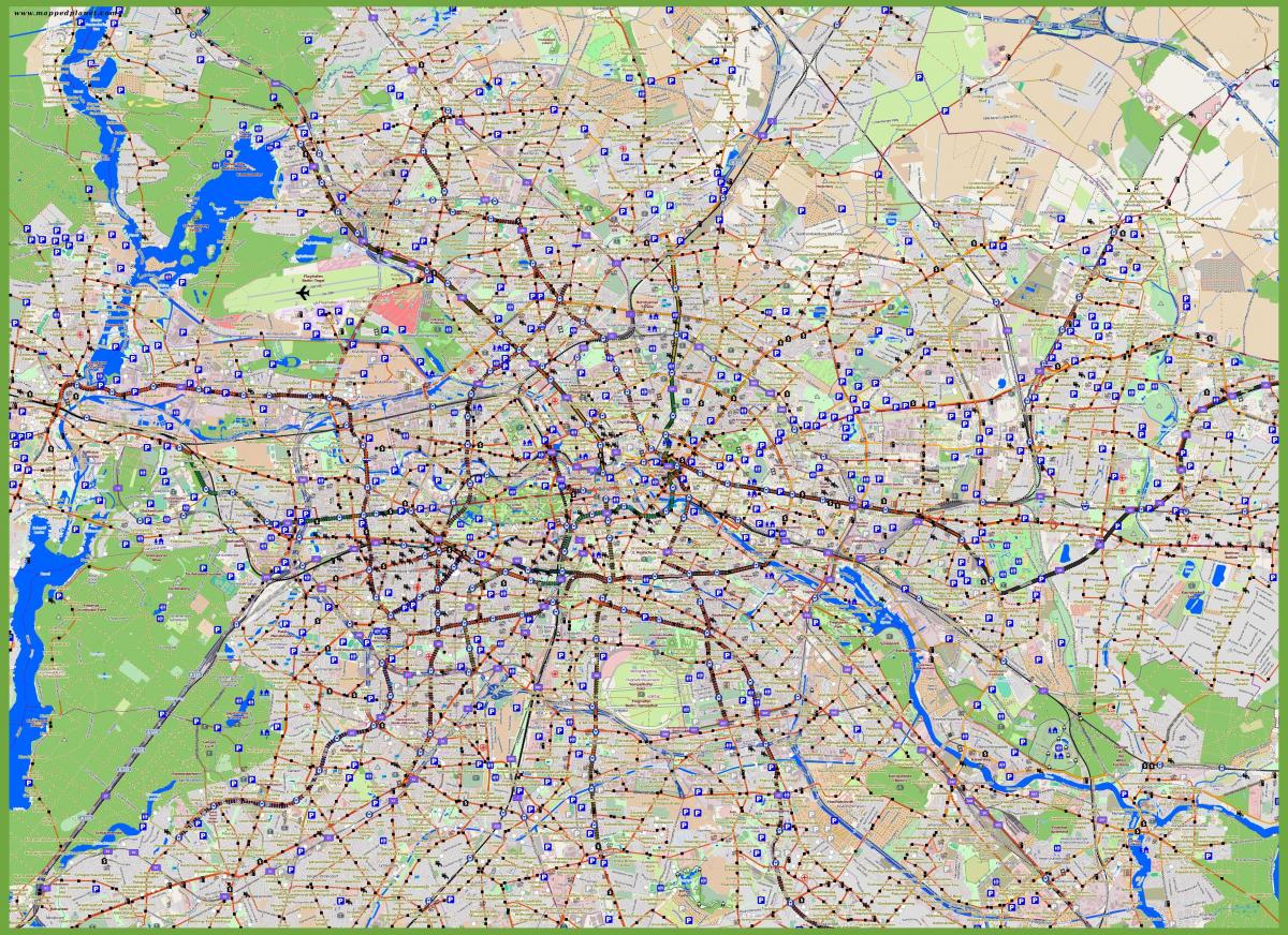 ベルリン駐車場区の地図