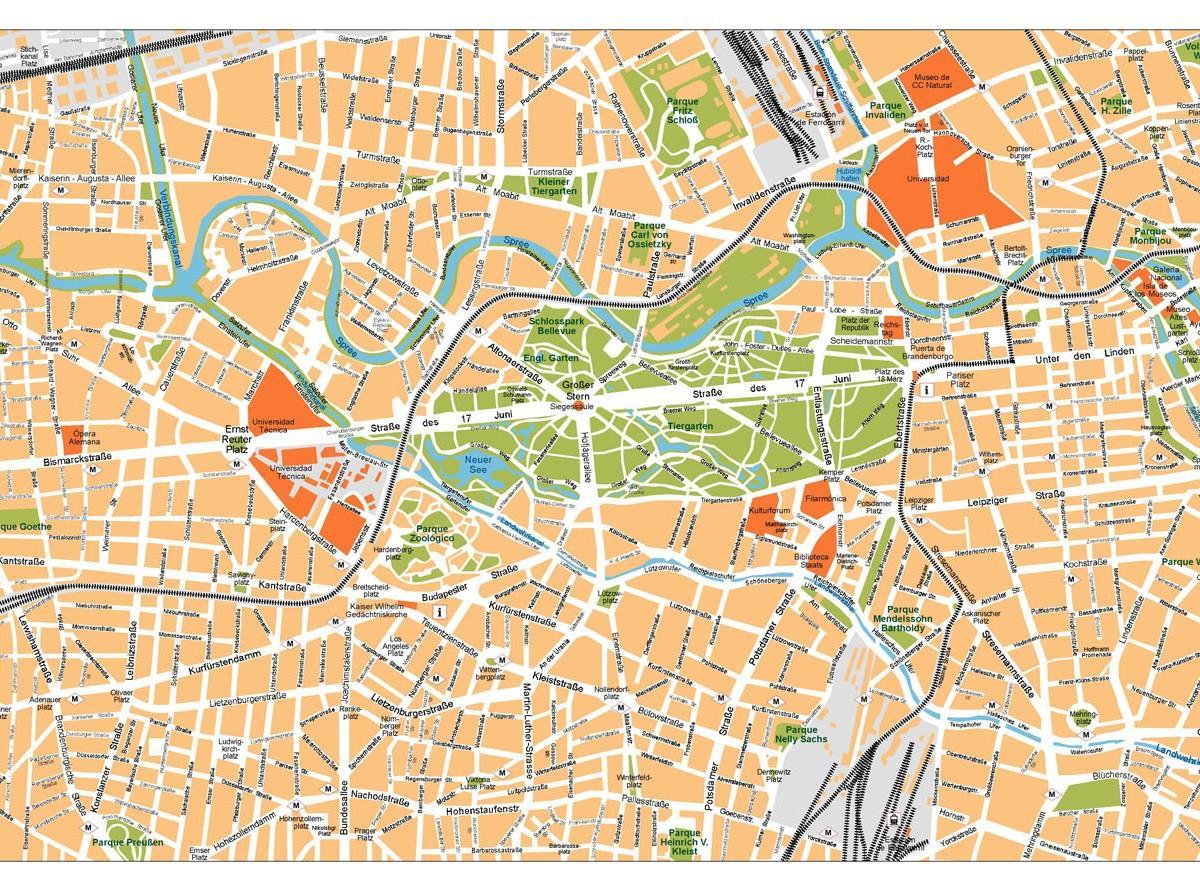 ベルリンセントラム地図