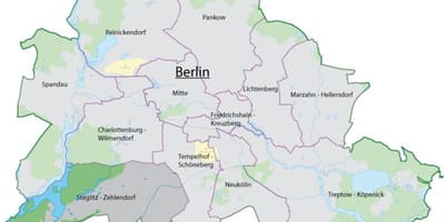 地図のシュテークリッツツェーレンベルリン