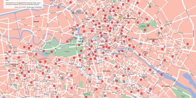ベルリンバイクの地図