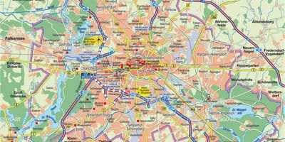 ベルリン市内地図