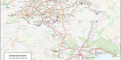 路地図のベルリン