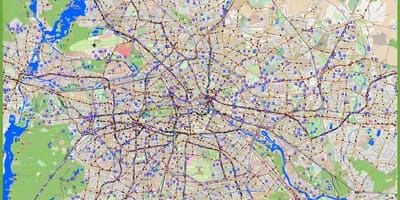 ベルリン駐車場区の地図