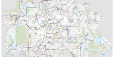 ベルリン-バスラインの地図