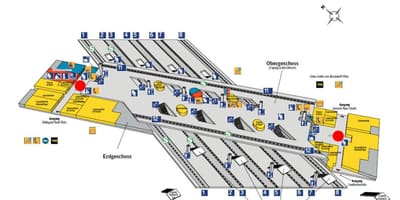 地図のベルリンsüdkreuz