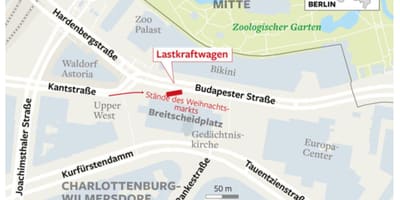 地図breitscheidplatzベルリン