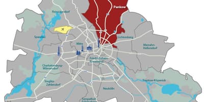 地図pankowベルリン 