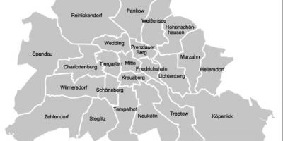 ベルリン近郊の地図